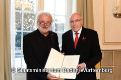 Staatsminister Klaus-Peter Murawski (links) und Dr. h.c Rudolf Böhmler-240